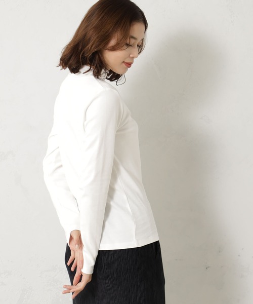 FOUND GOOD（ファウンドグッド）の「ショウシュウハイネックT（その他トップス・レディース・ブラック/ベージュ/ホワイト系5/グレー系8・S/M/L）」の5枚目の写真