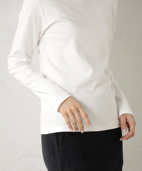 FOUND GOOD（ファウンドグッド）の「ショウシュウハイネックT（その他トップス・レディース・ブラック/ベージュ/ホワイト系5/グレー系8・S/M/L）」の7枚目の写真