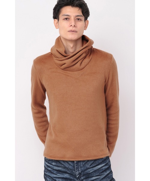 TORNADO MART(トルネードマート)の「TORNADO MART∴スムースシャギードレープネック(Tシャツ/カットソー・メンズ・ベージュ/グレー/ブルー/オレンジ系その他/ブラック・M/L/LL)」の5枚目の写真