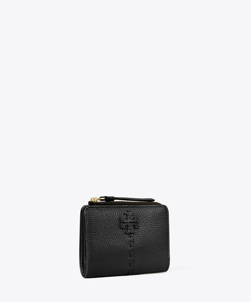 TORY BURCH(トリーバーチ)の「マックグロー バイフォールド ウォレット(財布・レディース・ブラック/ブラウン・ONE SIZE)」の2枚目の写真