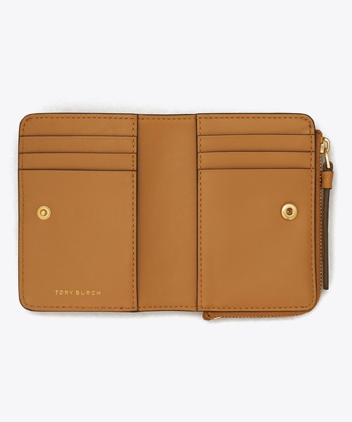 TORY BURCH(トリーバーチ)の「マックグロー バイフォールド ウォレット(財布・レディース・ブラック/ブラウン・ONE SIZE)」の6枚目の写真