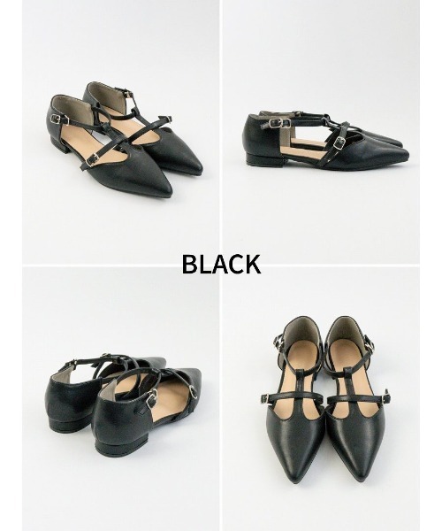 Fabby fabby(ファビィーファビィー)の「ポインテッドセパレートストラップパンプス(パンプス・レディース・シルバー/オフホワイト/ブラック/ブラウン・SMALL/MEDIUM/LARGE)」の7枚目の写真