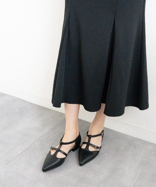 Fabby fabby(ファビィーファビィー)の「ポインテッドセパレートストラップパンプス(パンプス・レディース・シルバー/オフホワイト/ブラック/ブラウン・SMALL/MEDIUM/LARGE)」の19枚目の写真