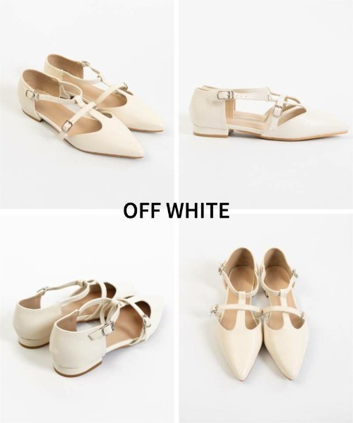 Fabby fabby(ファビィーファビィー)の「ポインテッドセパレートストラップパンプス(パンプス・レディース・シルバー/オフホワイト/ブラック/ブラウン・SMALL/MEDIUM/LARGE)」の10枚目の写真