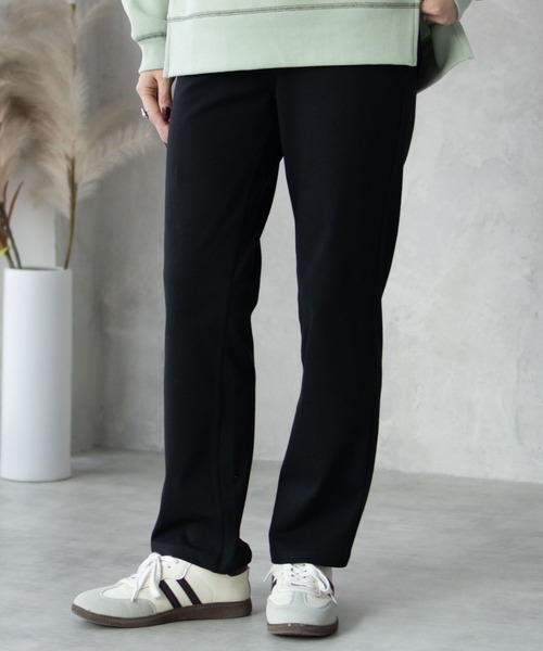 NAVY(ネイビー)の「【nAvy】モイストタッチストレートパンツ(その他パンツ・レディース・ブラック/グリーン/ベージュ・L/M/S)」の8枚目の写真