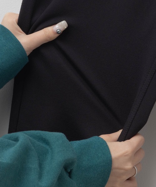 NAVY(ネイビー)の「【nAvy】モイストタッチストレートパンツ(その他パンツ・レディース・ブラック/グリーン/ベージュ・L/M/S)」の19枚目の写真