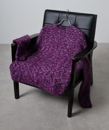 Fancy shaggy crew neck knit / ファンシーシャギー クルーネックニット unisex