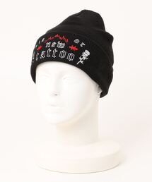 AZS TOKYO（アザストーキョー）の「AZS TOKYO/アザストウキョウ/”DIE OR NEW TATOO”BEANIE（ニットキャップ/ビーニー）」