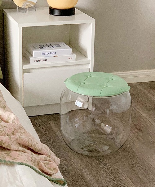 希少国内産 新品クリアメイト フルセット 12個+トレイ３ ぷっくりクリアストレージチェア（収納グッズ）｜Made in I（メイド