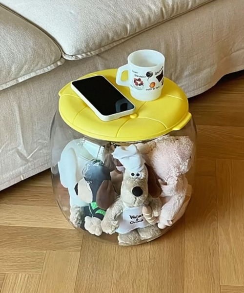 ぷっくりクリアストレージチェア（収納グッズ）｜Made in I（メイド