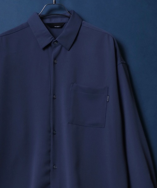 【セール】Natural Stretch Loose Shirt/ナチュラルストレッチ ルーズシャツ クレリックシャツ(シャツ/ブラウス)|ANPAS(アンパス)