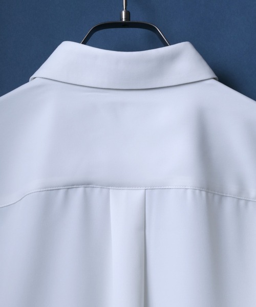 【セール】Natural Stretch Loose Shirt/ナチュラルストレッチ ルーズシャツ クレリックシャツ（シャツ/ブラウス）｜ANPAS（アンパス）