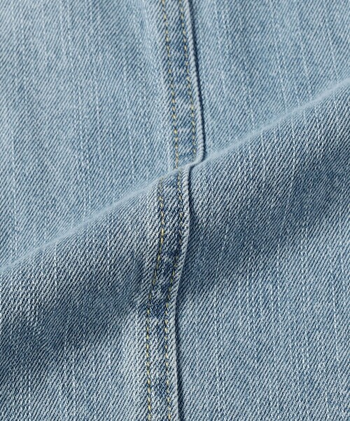 B:MING by BEAMS(ビーミングバイビームス)の「デニム ジャンパースカート(S~M)【洗濯可・イージーケア】(ジャンパースカート・レディース・ライトブルー/インディゴブルー・SMALL/MEDIUM)」の8枚目の写真