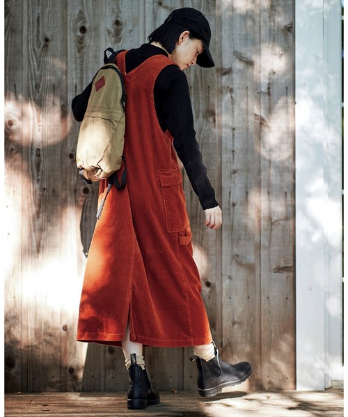 サニークラウズ コール天ジャンパースカート（ジャンパースカート）｜Sunny clouds（サニークラウズ）