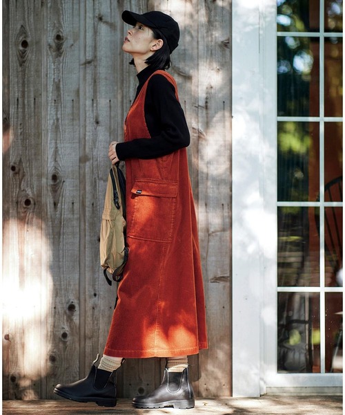 サニークラウズ コール天ジャンパースカート（ジャンパースカート）｜Sunny clouds（サニークラウズ）