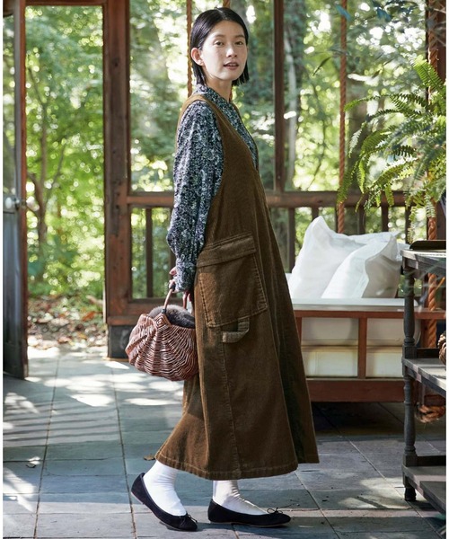 サニークラウズ コール天ジャンパースカート（ジャンパースカート）｜Sunny clouds（サニークラウズ）