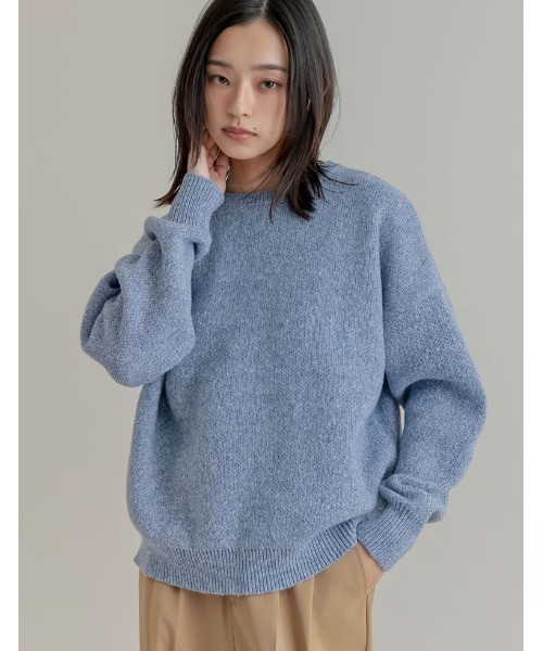 セール】[静電気防止]モヘアライクニットトップス（ニット/セーター