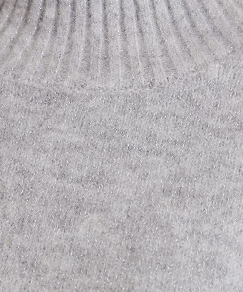 index（インデックス）の「◆《5color/S-LLsize》ミックスカラーラメハイネックニット【洗濯機洗い可】（ニット/セーター・レディース・グレー系4/ライトグリーン系/ブルー系5/ピンク系1/ホワイト系8・36/38/40/42）」の12枚目の写真