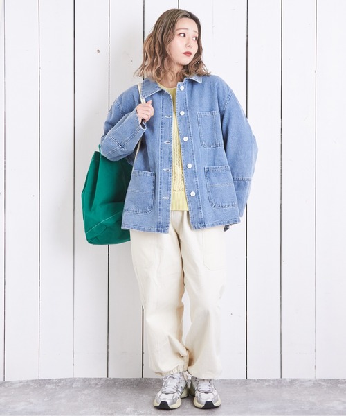 CUBE SUGAR（キューブシュガー）の「キャンバスロープ使いバッグ（ショルダーバッグ・レディース・ナチュラル/グリーン/レッド/ブラック・M）」の21枚目の写真