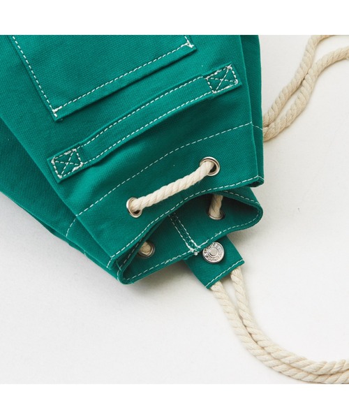 CUBE SUGAR（キューブシュガー）の「キャンバスロープ使いバッグ（ショルダーバッグ・レディース・ナチュラル/グリーン/レッド/ブラック・M）」の20枚目の写真