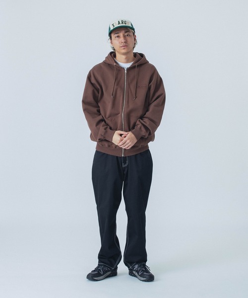 XLARGE(エクストララージ)の「DAMAGED 6PANEL CAP(キャップ・メンズ・パープル/ブラック/グリーン・ONE SIZE)」の9枚目の写真