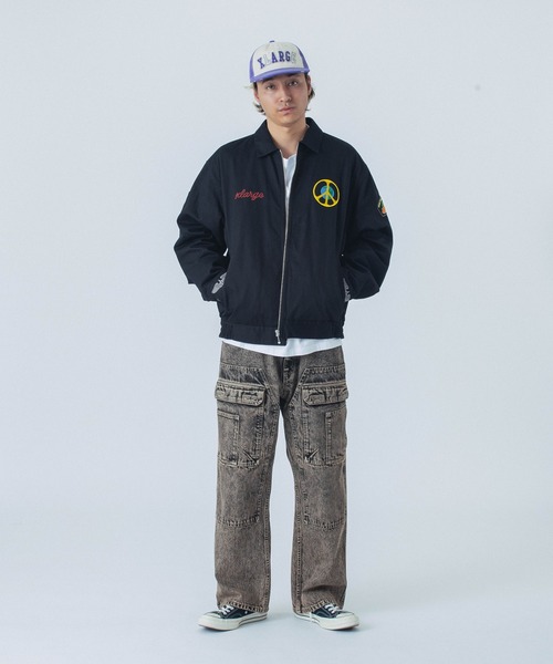 XLARGE(エクストララージ)の「DAMAGED 6PANEL CAP(キャップ・メンズ・パープル/ブラック/グリーン・ONE SIZE)」の10枚目の写真