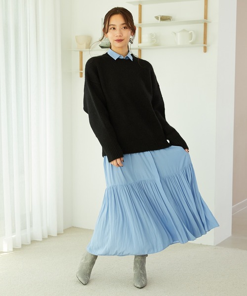 MISCH MASCH（ミッシュマッシュ）の「ニットプルオーバー MO33N05