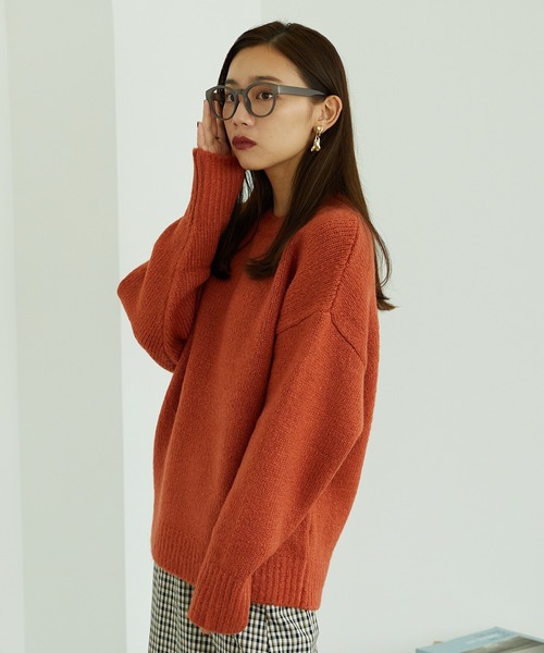 MISCH MASCH(ミッシュマッシュ)の「ニットプルオーバー MO33N05(ニット/セーター・レディース・ブラック/グレー/アイボリー・フリ-)」の12枚目の写真