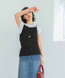 URBAN RESEARCH ROSSO WOMEN | le　CROCHET BACKPOINT TOP(ニット/セーター)