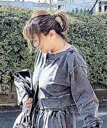 VENCEEXCHANGE | 【セットアップ対応】ケミカルオフショルスウェットジップ(パーカー)