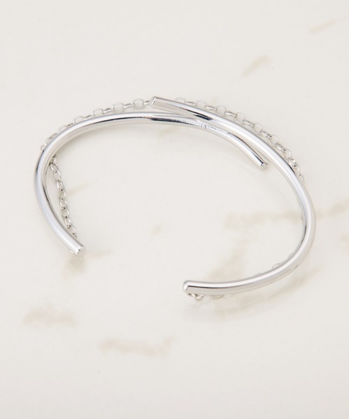 PAPILLONNER（パピヨネ）の「レイヤードラインブレスレット（ブレスレット・レディース・シルバー/ゴールド・FREE）」の6枚目の写真