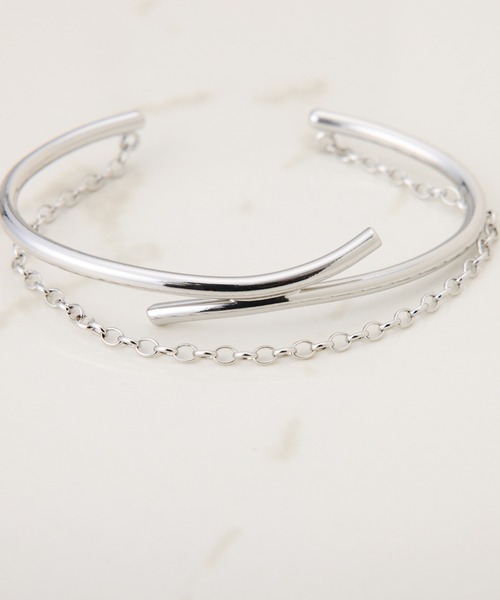 PAPILLONNER（パピヨネ）の「レイヤードラインブレスレット（ブレスレット・レディース・シルバー/ゴールド・FREE）」の7枚目の写真