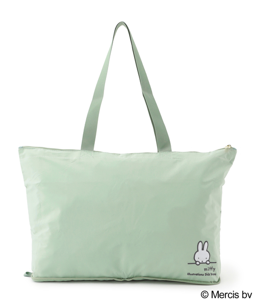 Miffy（ ミッフィー）の「ミッフィー折りたたみトートバッグ（トートバッグ・レディース・グレー/アイボリー/ライトグリーン/ブルー/ブラウン・FREE）」の13枚目の写真