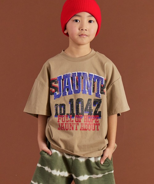 PAIRMANON STREET（ペアマノンストリート）の「【PAIRMANON STREET】オリジナル ストリート プリント 半袖 Tシャツ（Tシャツ/カットソー・キッズ・ブラック系その他/ホワイト系その他/パープル/ピンク/ベージュ/イエロー/ブラック系その他4/ブラック系その他3/ブラック系その他2/カーキ/ブラック系その他5/ベージュ系その他/ピンク系その他/ホワイト系その他4/ホワイト系その他3/ホワイト系その他2/パープル系その他/グリーン系その他/ホワイト/ブラック・140/150/160/90/100/110/120/130）」の12枚目の写真