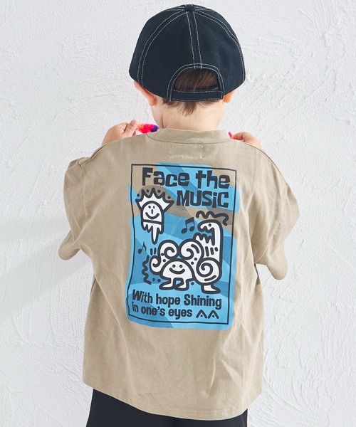 PAIRMANON STREET（ペアマノンストリート）の「【PAIRMANON STREET】オリジナル ストリート プリント 半袖 Tシャツ（Tシャツ/カットソー・キッズ・ブラック系その他/ホワイト系その他/パープル/ピンク/ベージュ/イエロー/ブラック系その他4/ブラック系その他3/ブラック系その他2/カーキ/ブラック系その他5/ベージュ系その他/ピンク系その他/ホワイト系その他4/ホワイト系その他3/ホワイト系その他2/パープル系その他/グリーン系その他/ホワイト/ブラック・140/150/160/90/100/110/120/130）」の13枚目の写真