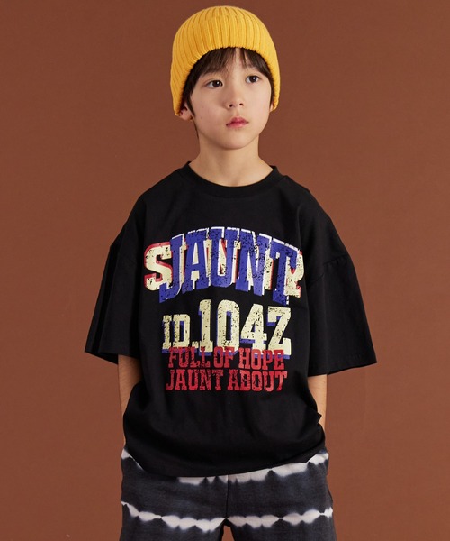 PAIRMANON STREET（ペアマノンストリート）の「【PAIRMANON STREET】オリジナル ストリート プリント 半袖 Tシャツ（Tシャツ/カットソー・キッズ・ブラック系その他/ホワイト系その他/パープル/ピンク/ベージュ/イエロー/ブラック系その他4/ブラック系その他3/ブラック系その他2/カーキ/ブラック系その他5/ベージュ系その他/ピンク系その他/ホワイト系その他4/ホワイト系その他3/ホワイト系その他2/パープル系その他/グリーン系その他/ホワイト/ブラック・140/150/160/90/100/110/120/130）」の8枚目の写真