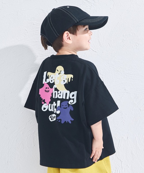 PAIRMANON STREET（ペアマノンストリート）の「【PAIRMANON STREET】オリジナル ストリート プリント 半袖 Tシャツ（Tシャツ/カットソー・キッズ・ブラック系その他/ホワイト系その他/パープル/ピンク/ベージュ/イエロー/ブラック系その他4/ブラック系その他3/ブラック系その他2/カーキ/ブラック系その他5/ベージュ系その他/ピンク系その他/ホワイト系その他4/ホワイト系その他3/ホワイト系その他2/パープル系その他/グリーン系その他/ホワイト/ブラック・140/150/160/90/100/110/120/130）」の10枚目の写真