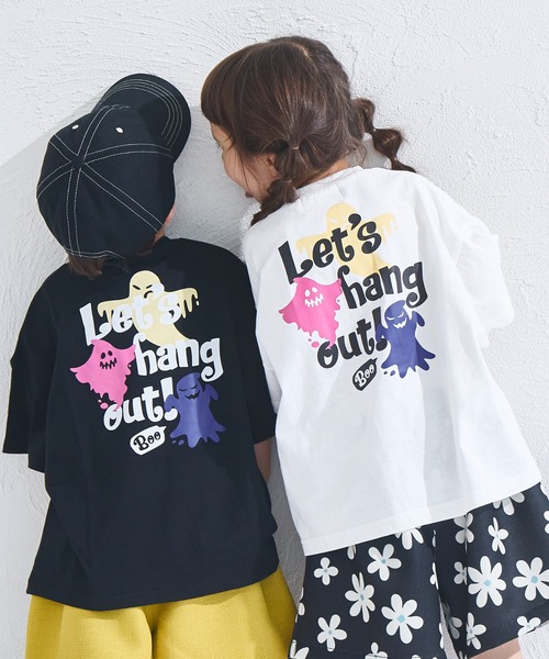 PAIRMANON STREET（ペアマノンストリート）の「【PAIRMANON STREET】オリジナル ストリート プリント 半袖 Tシャツ（Tシャツ/カットソー・キッズ・ブラック系その他/ホワイト系その他/パープル/ピンク/ベージュ/イエロー/ブラック系その他4/ブラック系その他3/ブラック系その他2/カーキ/ブラック系その他5/ベージュ系その他/ピンク系その他/ホワイト系その他4/ホワイト系その他3/ホワイト系その他2/パープル系その他/グリーン系その他/ホワイト/ブラック・140/150/160/90/100/110/120/130）」の21枚目の写真