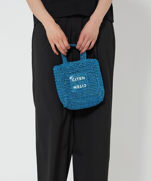 CITEN（シテン）の「＜CITEN＞ラメコードクリアロゴスクエアミニ（ショルダーバッグ・レディース・ケリーグリーン/ロイヤルブルー/ホワイト/シルバー・FREE）」の19枚目の写真