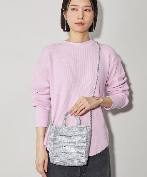 CITEN（シテン）の「＜CITEN＞ラメコードクリアロゴスクエアミニ（ショルダーバッグ・レディース・ケリーグリーン/ロイヤルブルー/ホワイト/シルバー・FREE）」の15枚目の写真