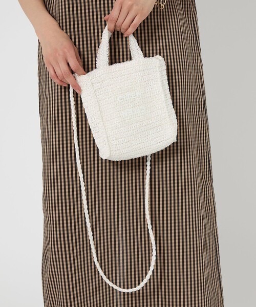 CITEN（シテン）の「＜CITEN＞ラメコードクリアロゴスクエアミニ（ショルダーバッグ・レディース・ケリーグリーン/ロイヤルブルー/ホワイト/シルバー・FREE）」の13枚目の写真