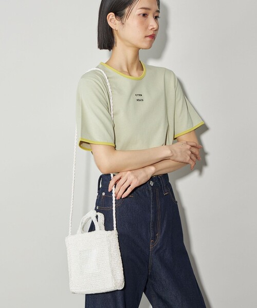 CITEN（シテン）の「＜CITEN＞ラメコードクリアロゴスクエアミニ（ショルダーバッグ・レディース・ケリーグリーン/ロイヤルブルー/ホワイト/シルバー・FREE）」の11枚目の写真