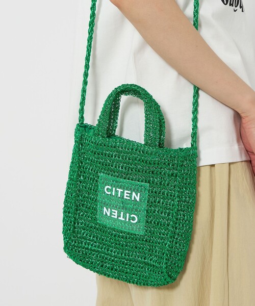CITEN（シテン）の「＜CITEN＞ラメコードクリアロゴスクエアミニ（ショルダーバッグ・レディース・ケリーグリーン/ロイヤルブルー/ホワイト/シルバー・FREE）」の10枚目の写真