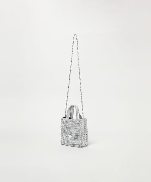 CITEN（シテン）の「＜CITEN＞ラメコードクリアロゴスクエアミニ（ショルダーバッグ・レディース・ケリーグリーン/ロイヤルブルー/ホワイト/シルバー・FREE）」の6枚目の写真