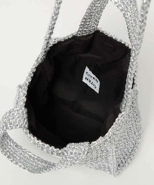 CITEN（シテン）の「＜CITEN＞ラメコードクリアロゴスクエアミニ（ショルダーバッグ・レディース・ケリーグリーン/ロイヤルブルー/ホワイト/シルバー・FREE）」の21枚目の写真