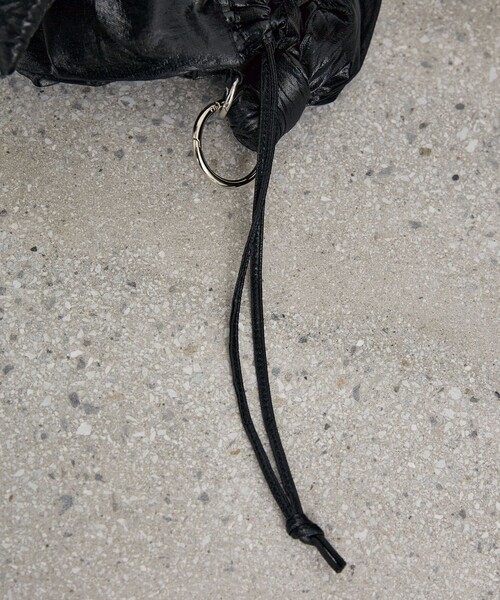 PUBLUX（パブリュクス）の「PUBLUX/パブリュクス ビッグ リボン パテッド ハンドバッグ　限定展開（ショルダーバッグ・レディース・オリーブ/ブラック・ONE SIZE）」の13枚目の写真