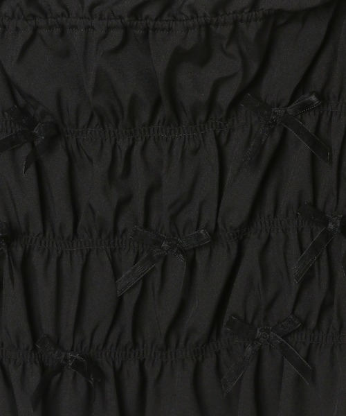 repipi armario（レピピ アルマリオ）の「【girly line】リボンシャーリングキャミ×Tシャツ（その他トップス・キッズ・ベージュ/サックスブルー/ブラック・MEDIUM/LARGE/SMALL）」の14枚目の写真