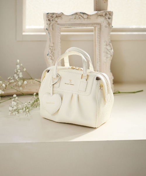 Samantha Thavasa（サマンサタバサ）の「[パステルカラー]サマンサアンビシオン[Revival Collection]（ハンドバッグ・レディース・ライトブルー/オフホワイト/ピンク・FREE）」の2枚目の写真