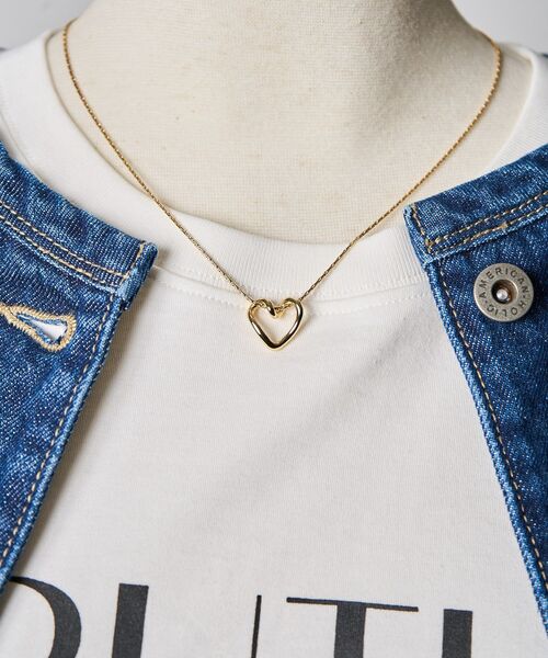 AMERICAN HOLIC(アメリカンホリック)の「ツイストハートネックレス(ネックレス・レディース・シルバー/ゴールド・FREE)」の3枚目の写真