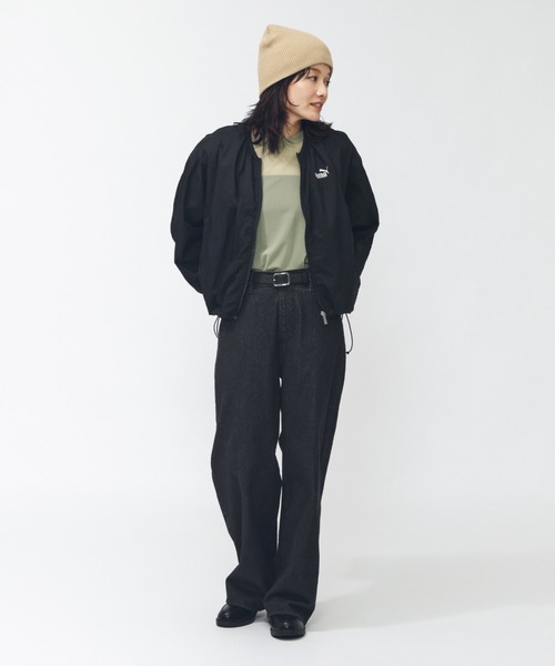 PUMA（プーマ）の「プーマ PUMA CORE HERITAGE パッカブル ウーブン ジャケット_（ナイロンジャケット・レディース・ラベンダー/ブラック・M/L）」の15枚目の写真